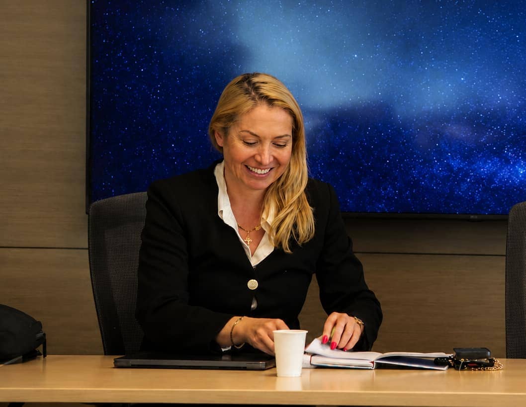 A GetStarted AI advisor discussing AI strategy with a business
